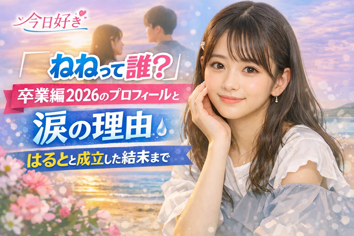 今日好き はると 卒業編2026|プロフィール・恋の流れ・ねねと成立した結末 | 恋って、きっと。