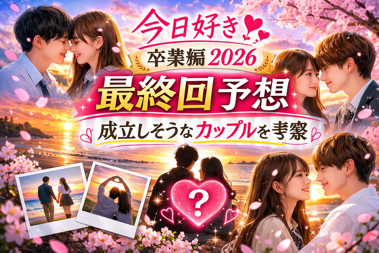 今日好き 卒業編2026 最終回予想|成立しそうなカップルを考察 | 恋って、きっと。
